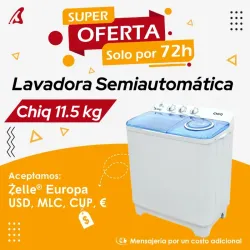 Lavadora Chiq semiautomática 11.5 kg
