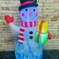 🛍️Muñeco Inflable de Nieve