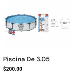 ⚫Piscina 3.05 cm
