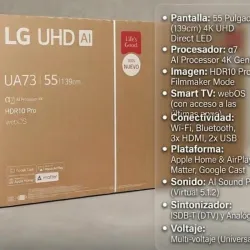 🔴Smart TV LG 55 pulgadas 4k UHD 2025