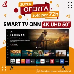 Smart TV ONN  50 pulgadas 4K UHD