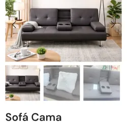⚫Sofá cama