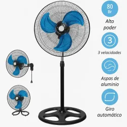 🛍Ventilador 3 en 1 bravoking 18"
