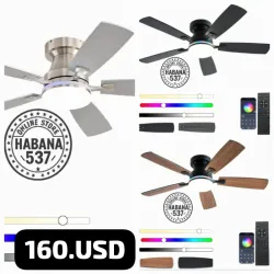 🖤Ventilador de techo con mando 