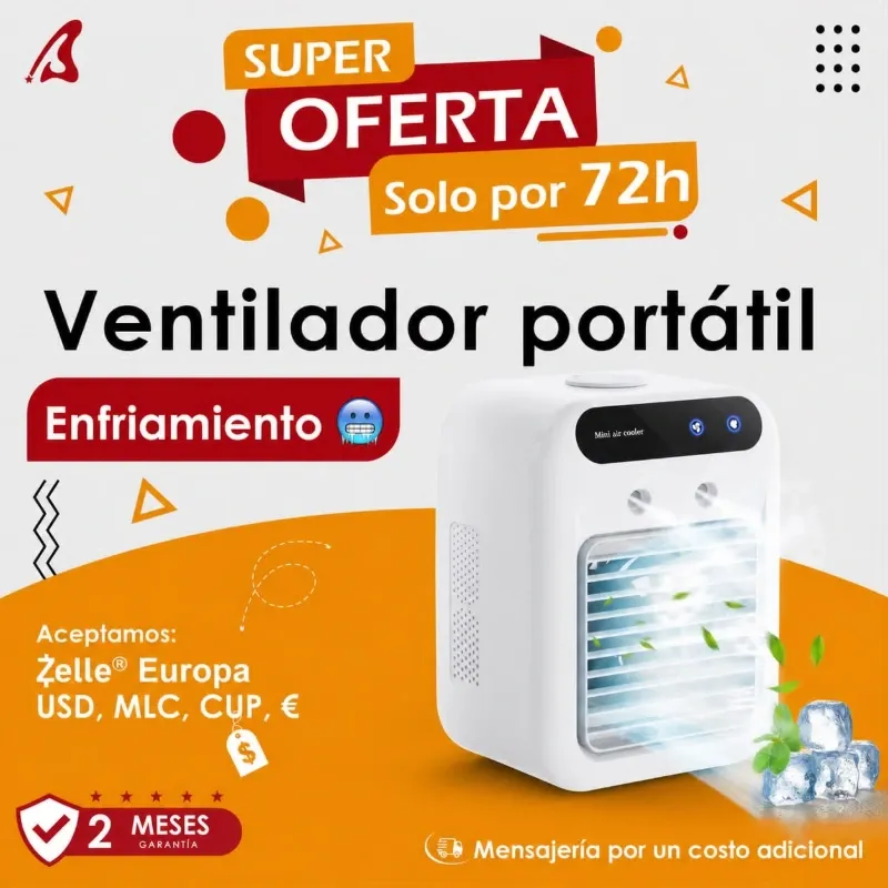Ventilador portátil de enfriamiento