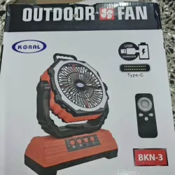 🔴Ventilador recargable Koral 20000 mah