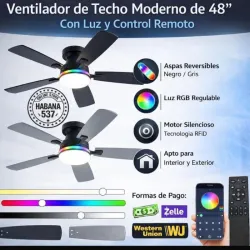 🖤Ventiladores de techo 48 pulgadas