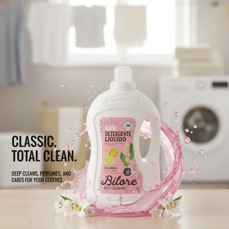 Detergente líquido lavado 