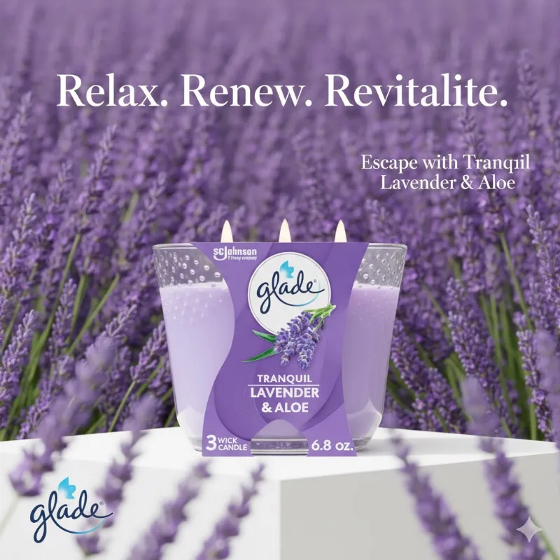 Velas aromáticas Glade 