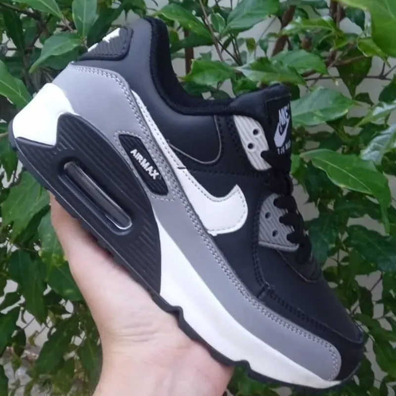 Airmax gris y blanco tipo dos