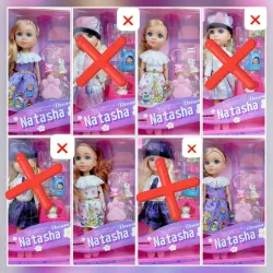 Bella muñeca Carolina con elegante atuendo articulada de excelente calidad