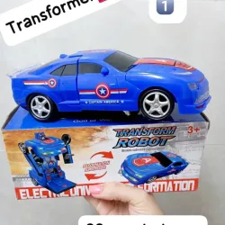 CARRO TRANSFORMER CAPITÁN AMÉRICA