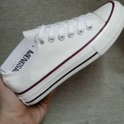 Conver bajo blanco tipo dos