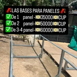 Bases para Paneles Solares