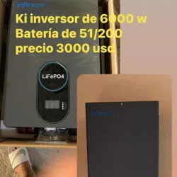 Kit de Batería + Inversor Marca InfiniSolar