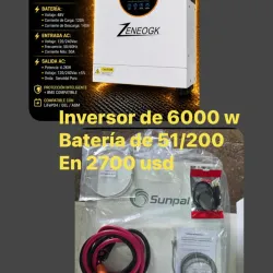 Kit de Inversor 6kW + Batería 10 kW