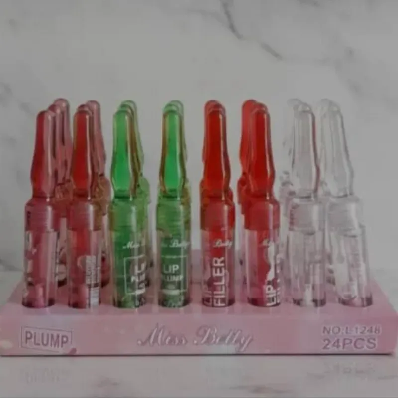 Brillos hinchalabios en forma de ámpula