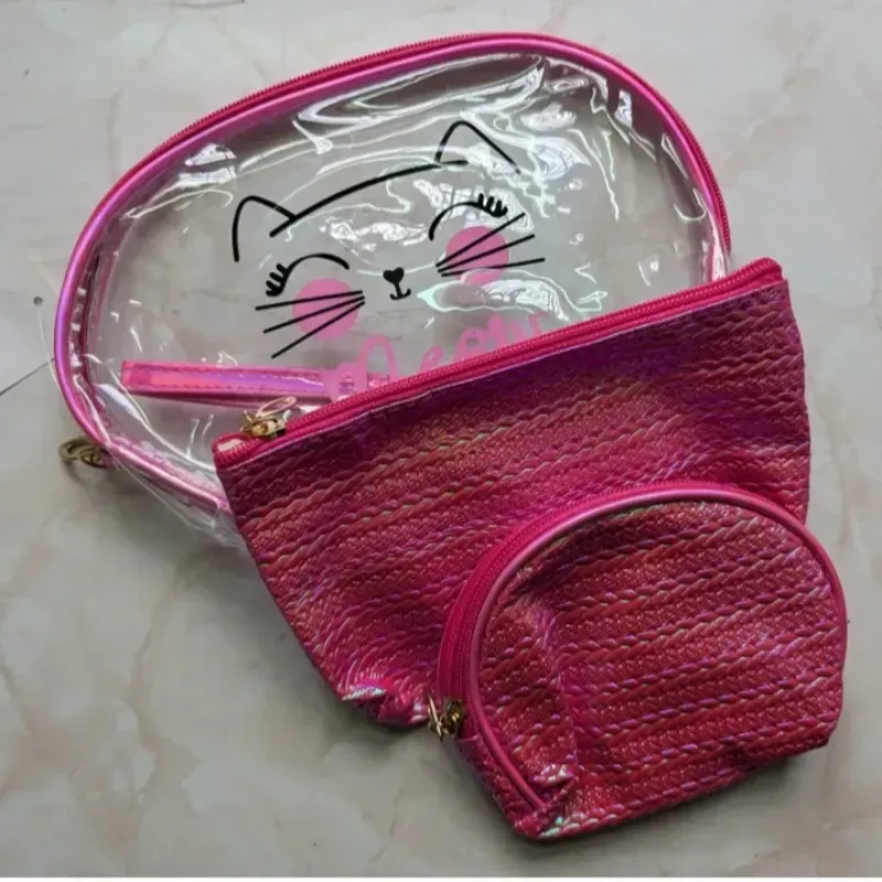 Cosmetiqueras de 3 piezas