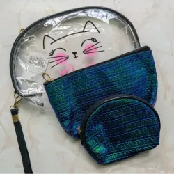 Cosmetiqueras de 3 piezas