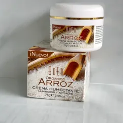 Crema humectante de arroz