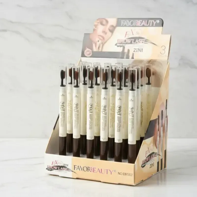 Lápiz de ceja 2 en 1