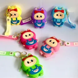 Llaveros monederos Labubu