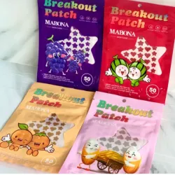 Parches de granos con brillito