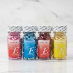 Pomo de cápsulas faciales de Vitamina E