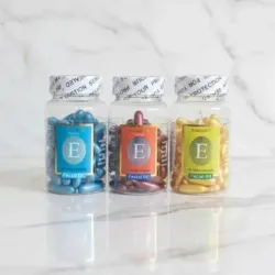 Pomo de cápsulas faciales de Vitamina E