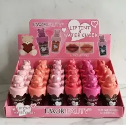 Tintas de labios con tapita de osito