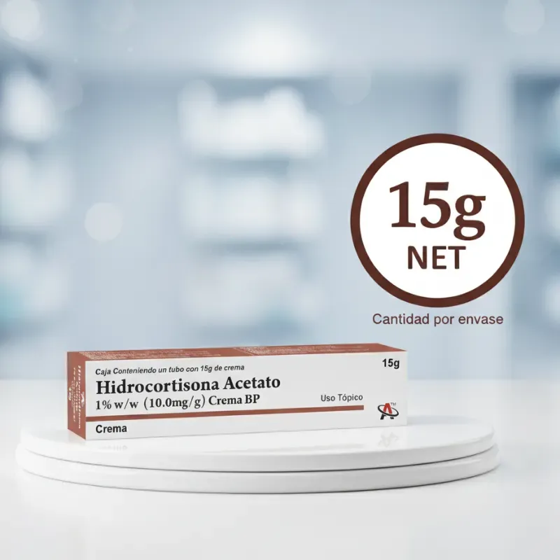 Acetato de hidrocortizona 15g 