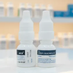 Ciprofloxacino en colirios 