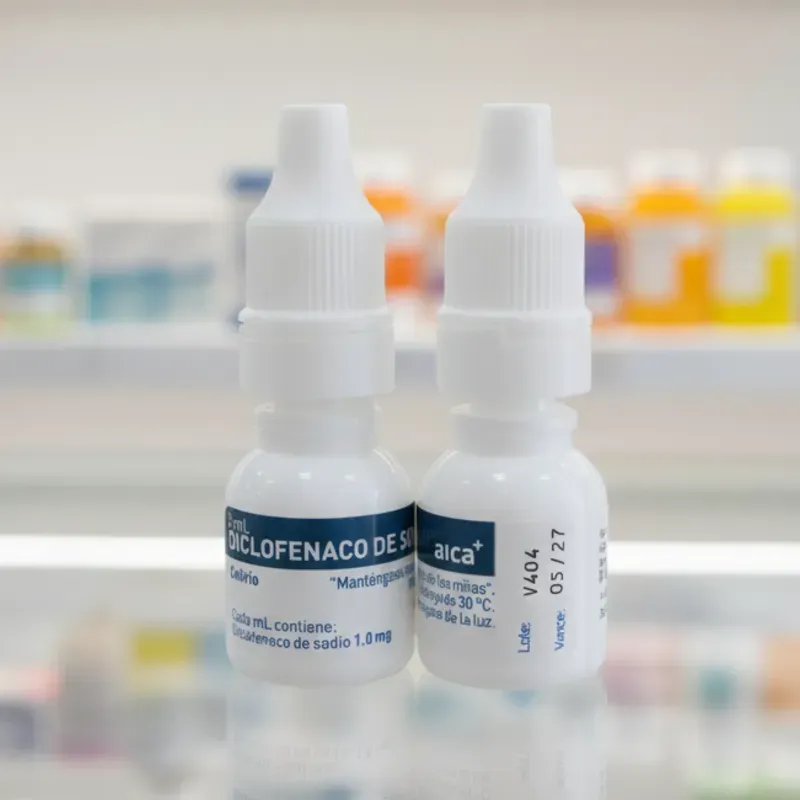 Diclofenaco  en colirios 