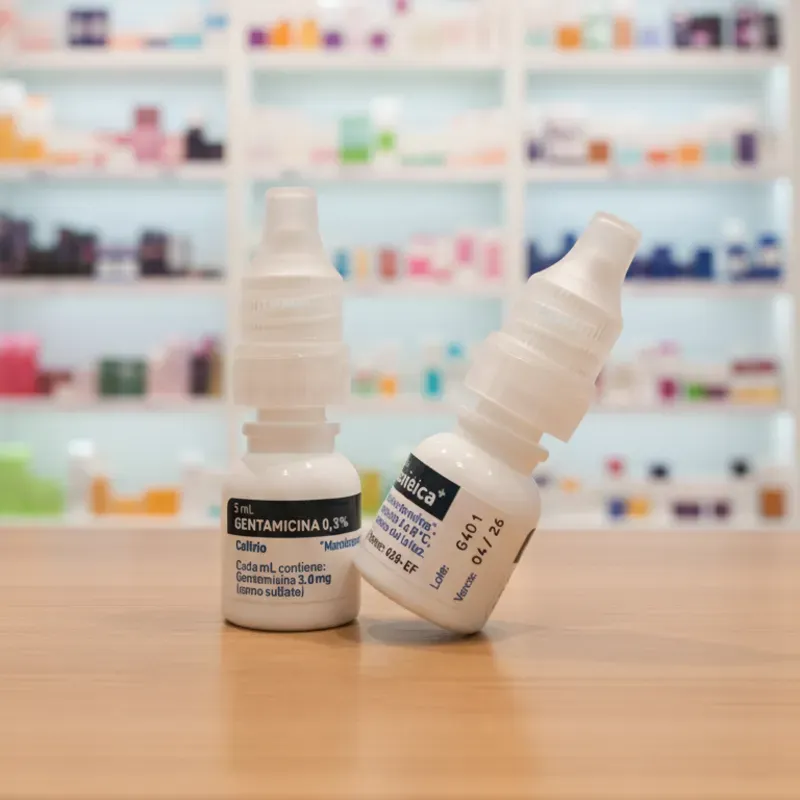 Gentamicina en colirios 