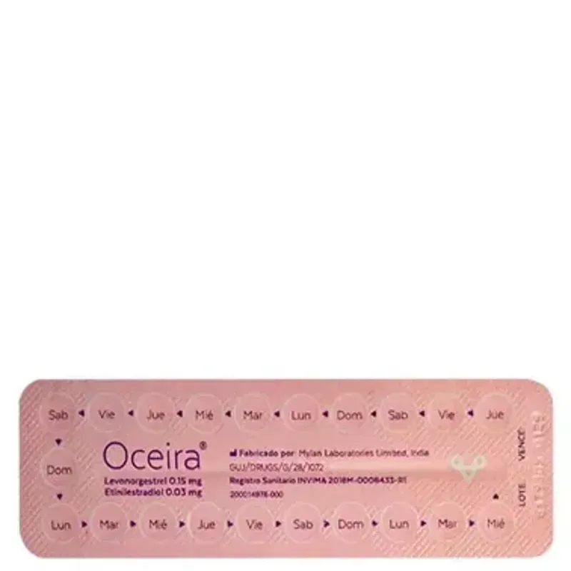 Oceira (anticonceptivas 21t)