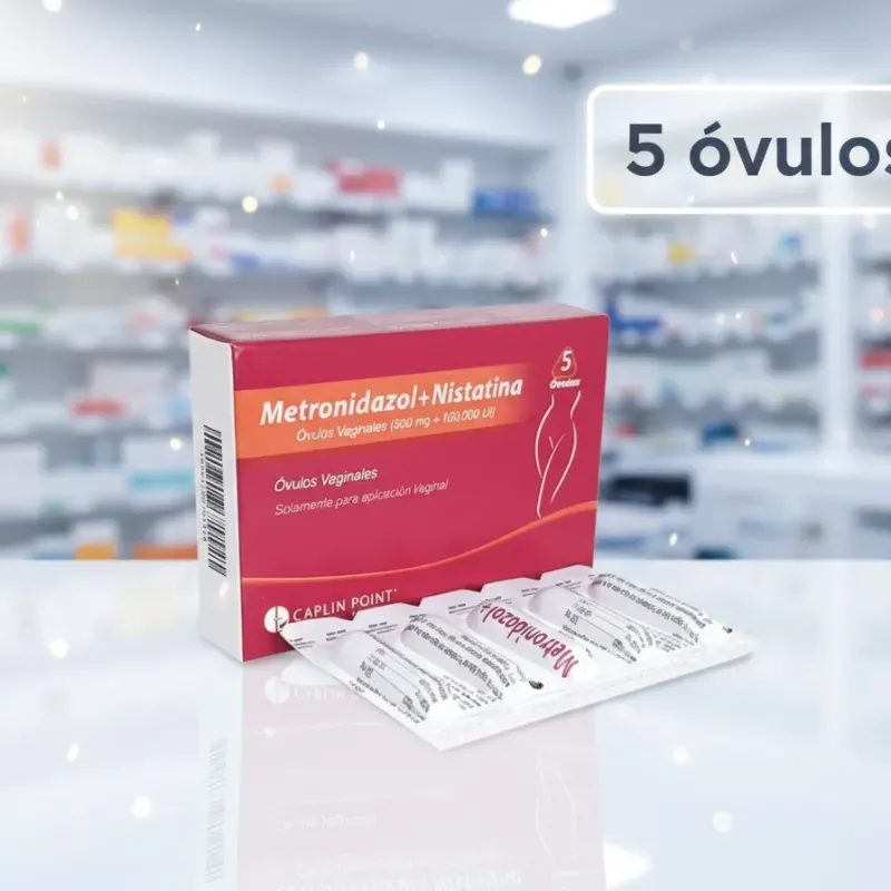 Ovulos metronidazol con nistatina 500mg 
