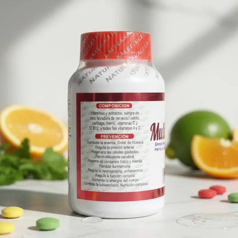 Super multivitaminas 100 capsulas 500mg 