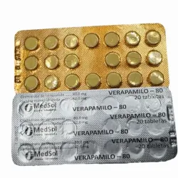 Verapramilo (80mg, 20t)