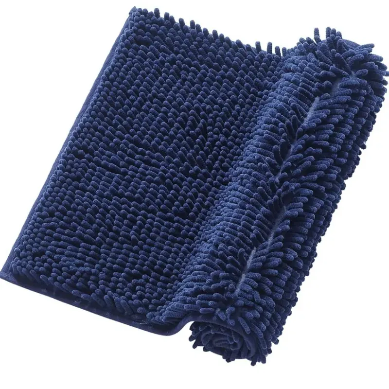 Alfombras de Chenilla azul oscuro
