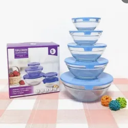 Juego de pozuelos de cristal 