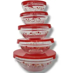 Juego de pozuelos de cristal 