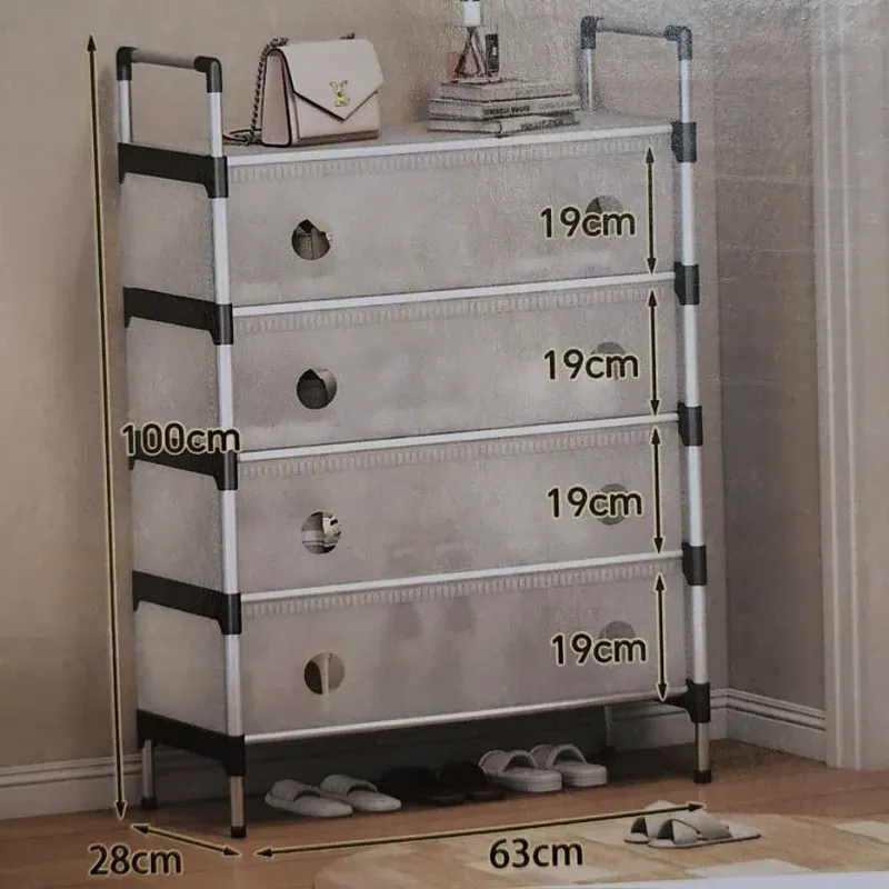 Zapateras de 4 niveles 