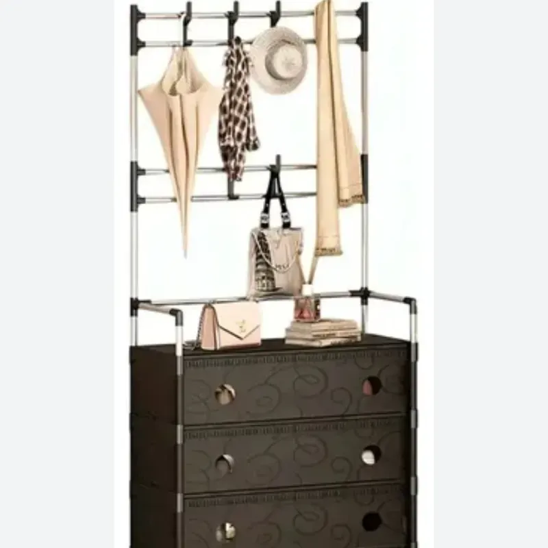 Perchero y zapatero de 3 niveles