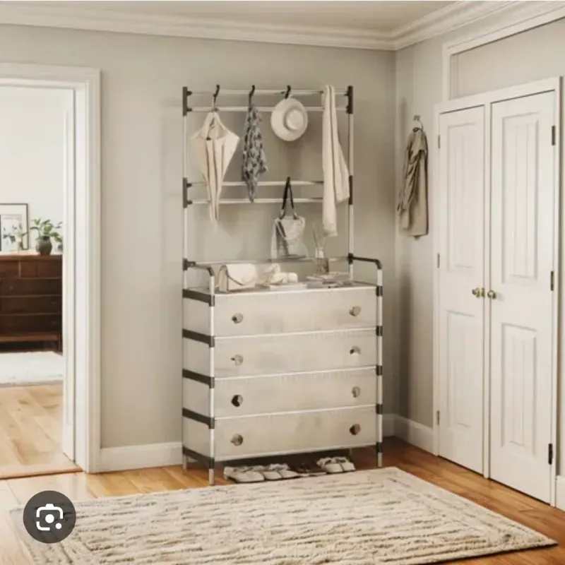 Zapateras y perchero 