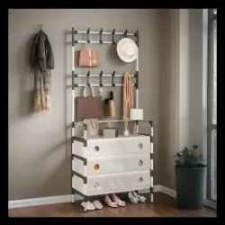 Zapateras y perchero 