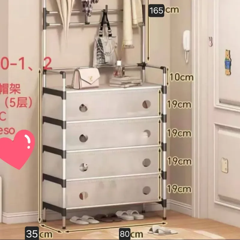 Zapateras y perchero 