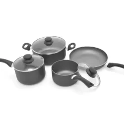 Juego de cazuelas de 4 piezas antihaderentes