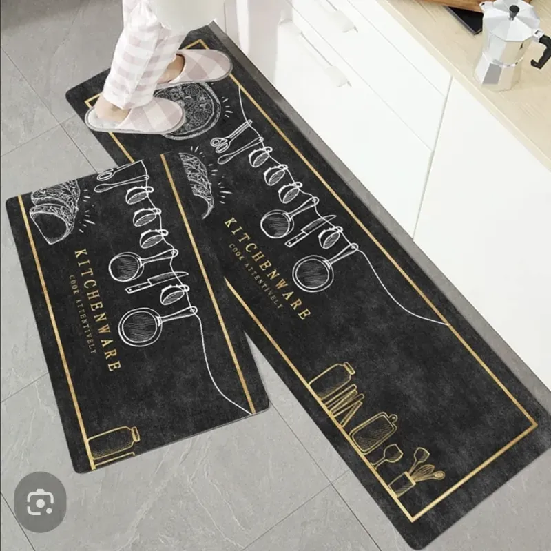 Juego de 2 alfombras de cocina