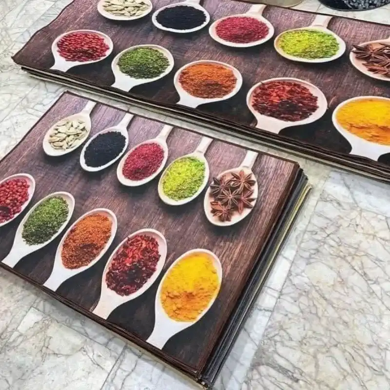 Juego de 2 alfombras de cocina