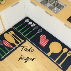 Juego de 2 alfombras de cocina